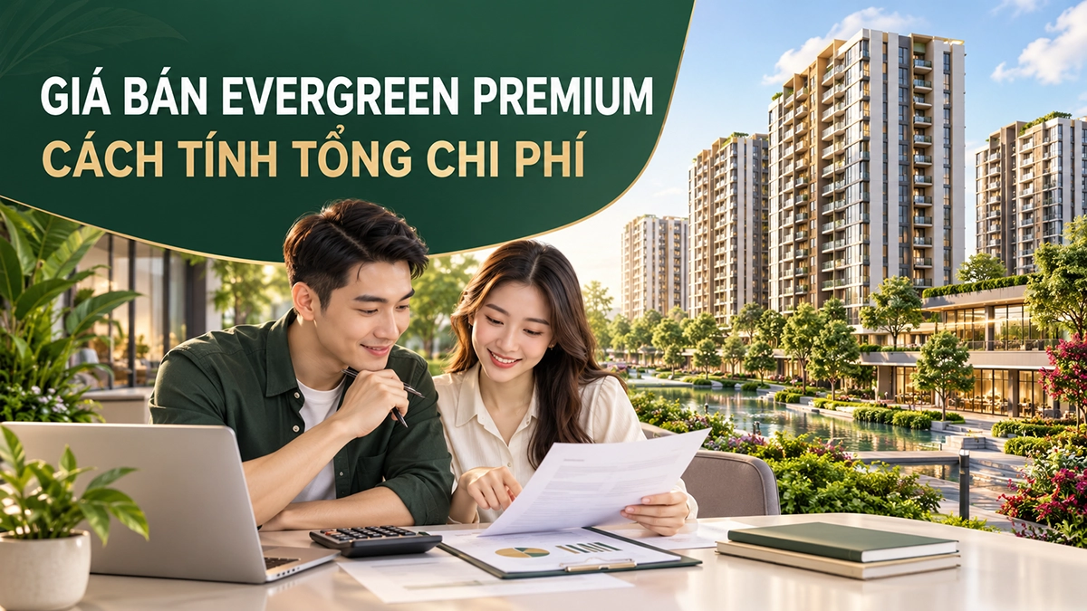 Giá bán Evergreen Premium và cách tính tổng chi phí mua căn hộ